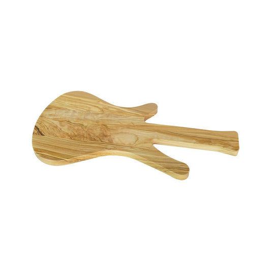 OLIVEWOOD GUITAR-shape CUTTING BOARD 18.8 x 9.7" by Peterson Housewares & Artwares