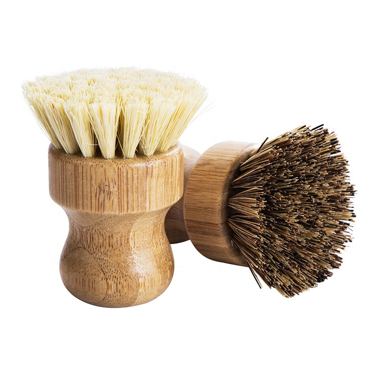 Bamboo Sisal Fiber Dish Brush by Choixe