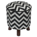 Bohemian Small Handmade Italian Velvet Upholstered Foot Stool by Bareens Designer Rugs