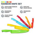 Chef's Choice Colorful Professional 12 Piece Knife Set By Cooler Kitchen by Cooler Kitchen