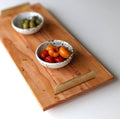 Brass handle tray by Formr