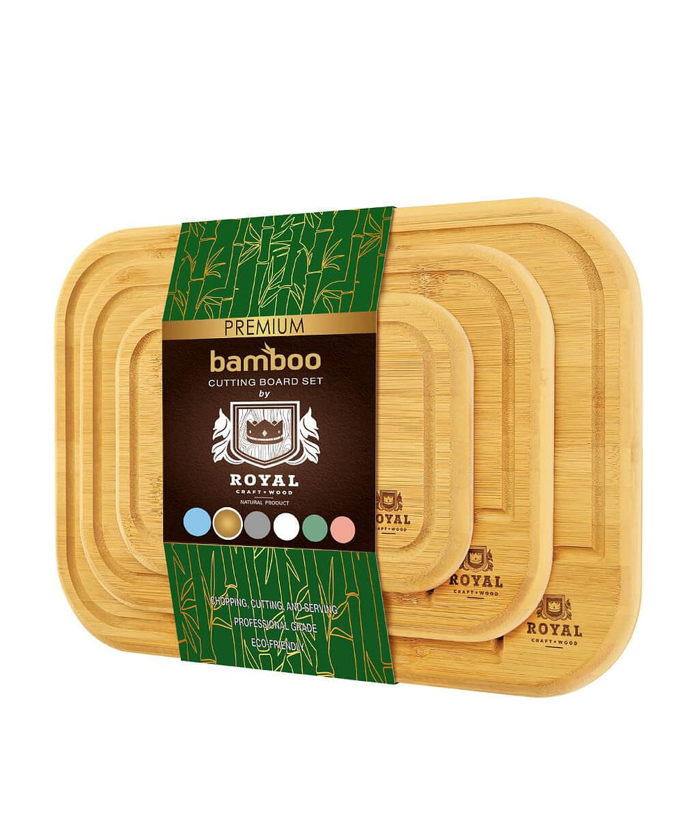 Mini Cutting Board Set 3 PCS by Royal Craft Wood