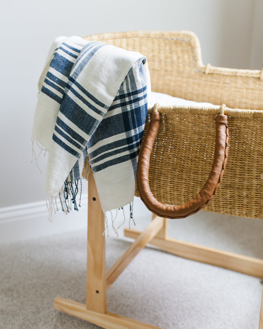 Cabin Hatch Cotton Throw Blanket by Creative Women