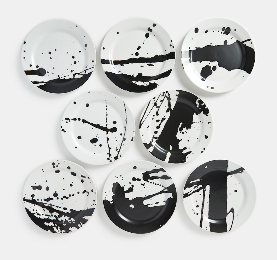 Paint Splatter Plates by Mode-De-Vie