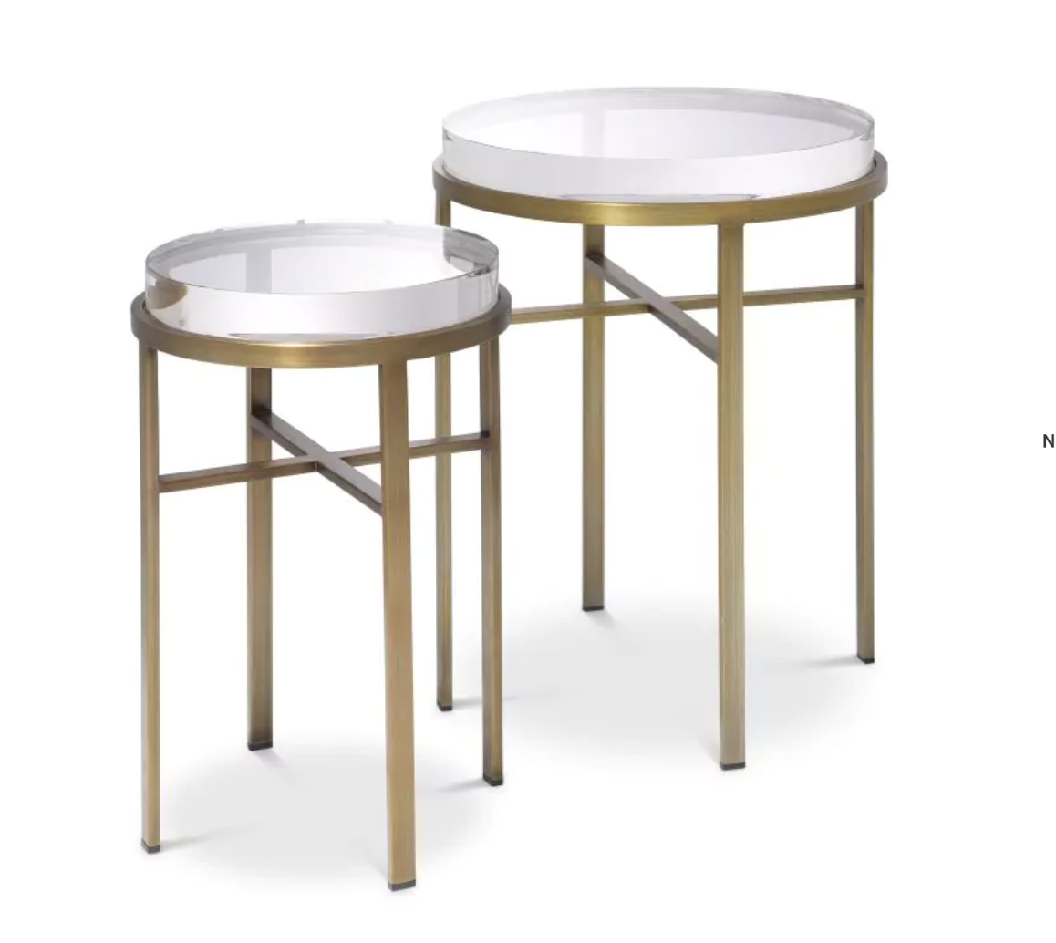 Looking Glass Nesting Tables by Mode-De-Vie