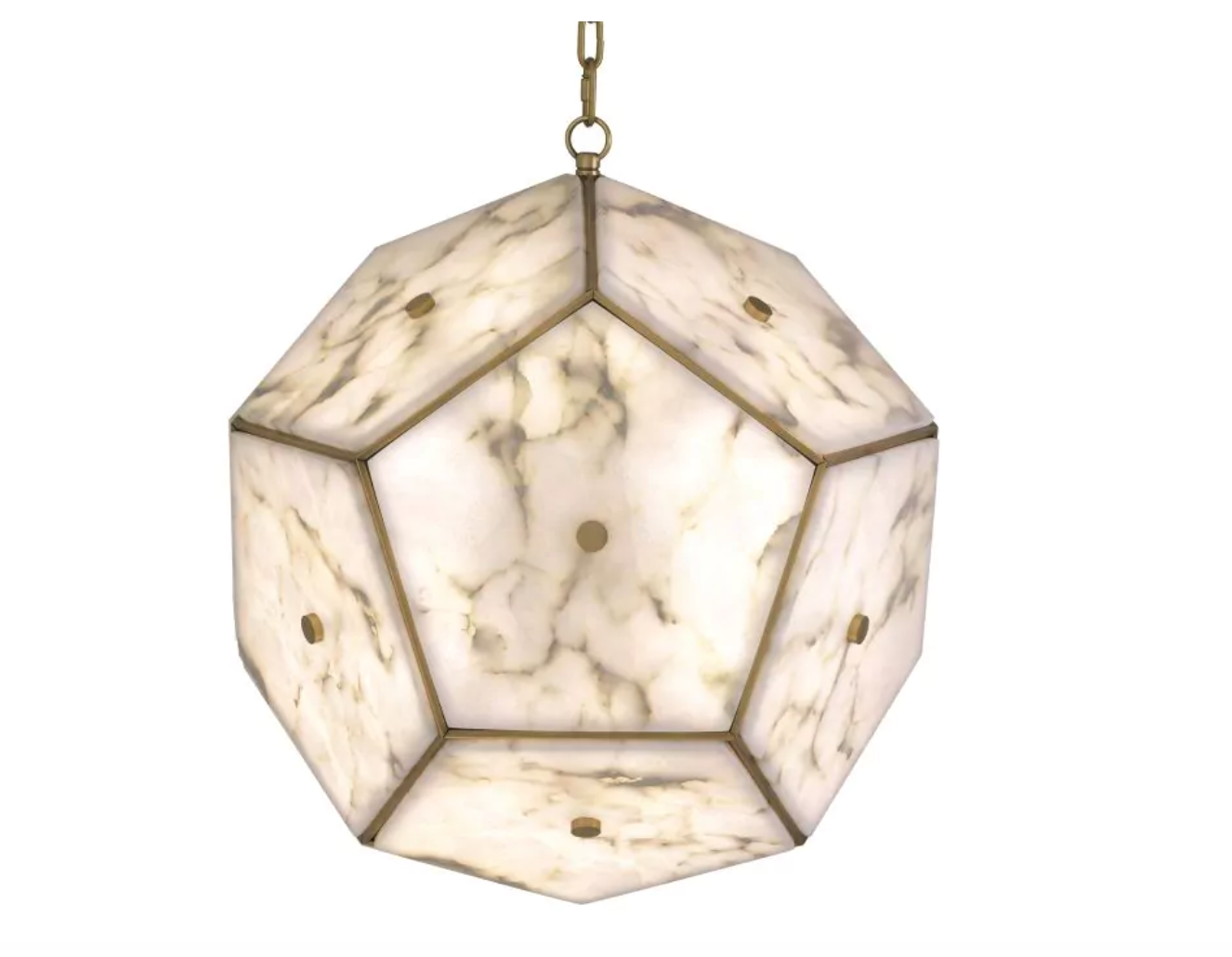 Alabaster Marble Pendant by Mode-De-Vie