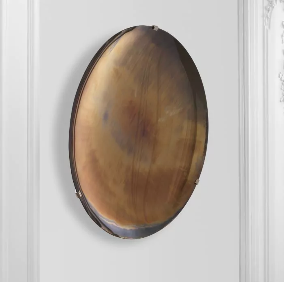 Bronze Concave Mirror by Mode-De-Vie