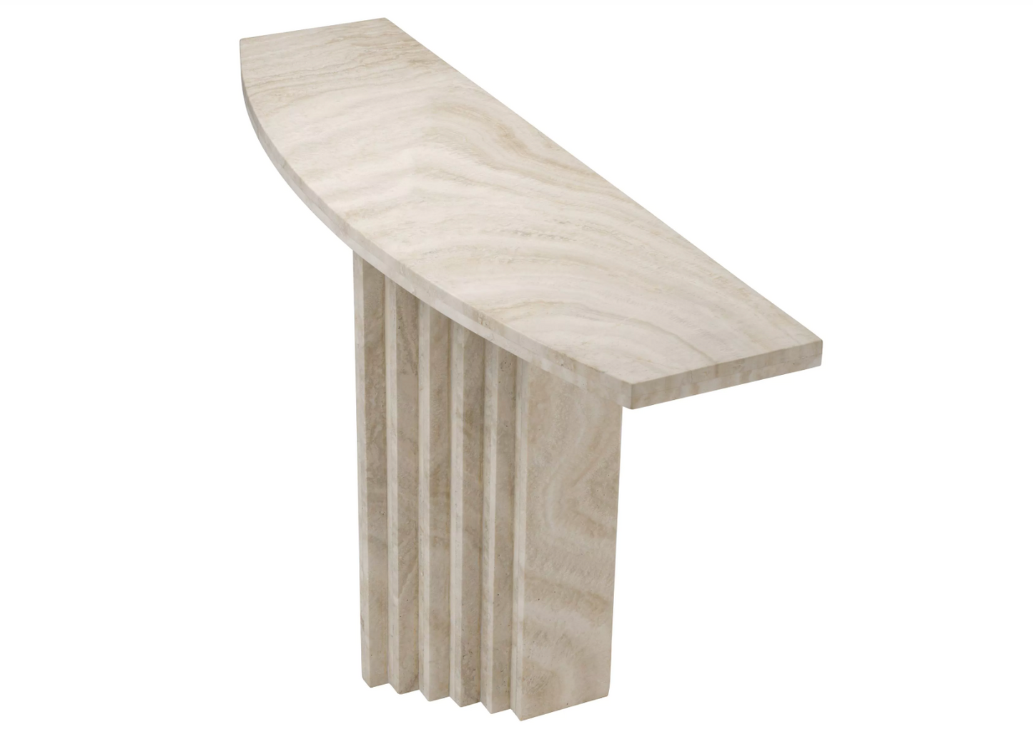 Scarpa Travertine Console by Mode-De-Vie