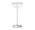 Radius Menorah by Rod & Flame by Mode-De-Vie