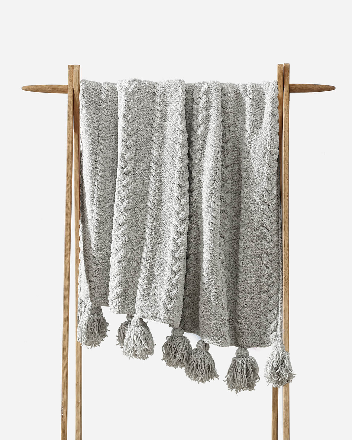 Braided Pom Pom Throw by Sunday Citizen