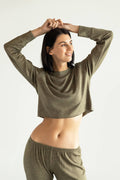 Cosset Cropped Sweatshirt by Sunday Citizen