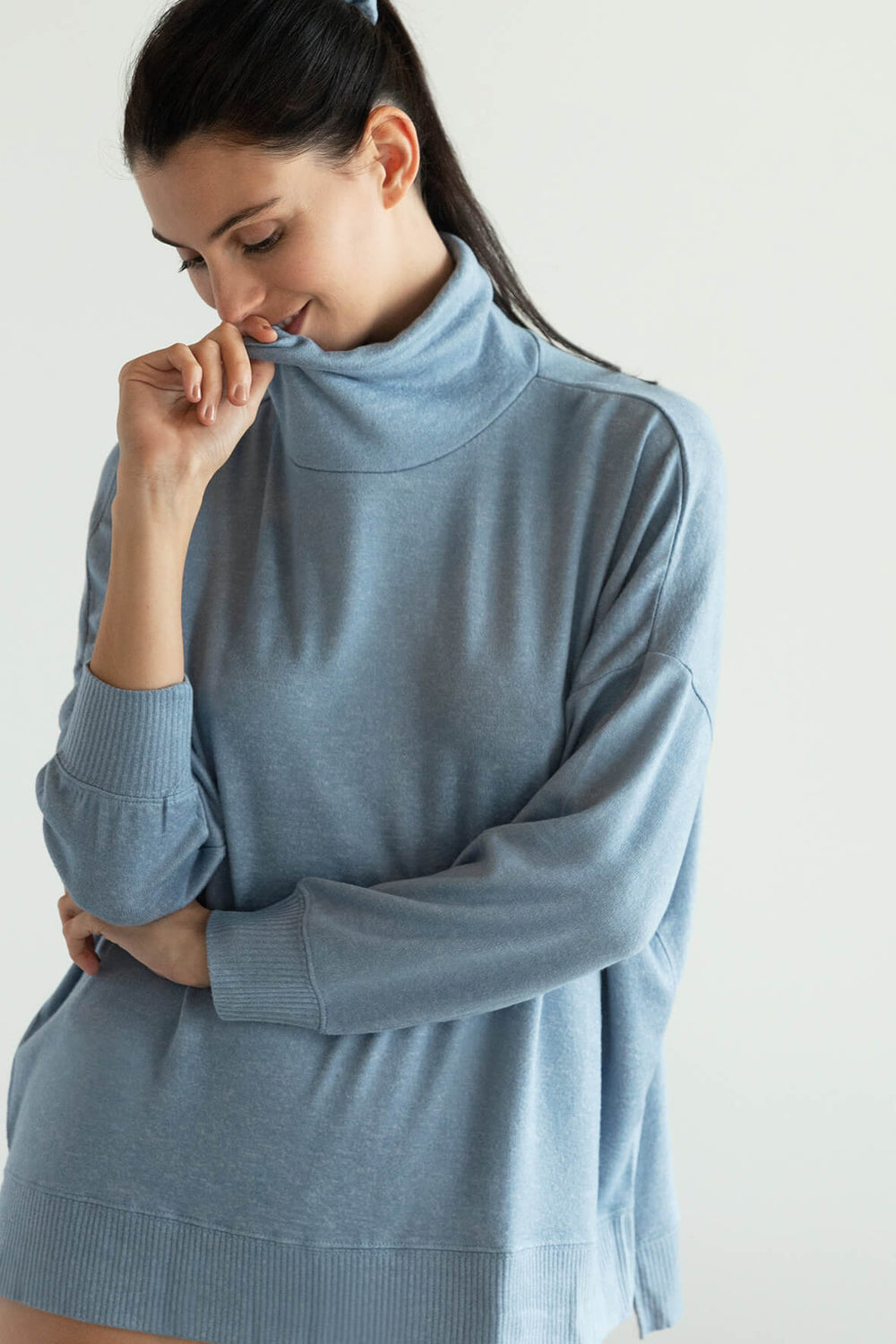 Cosset Relaxed Turtleneck by Sunday Citizen