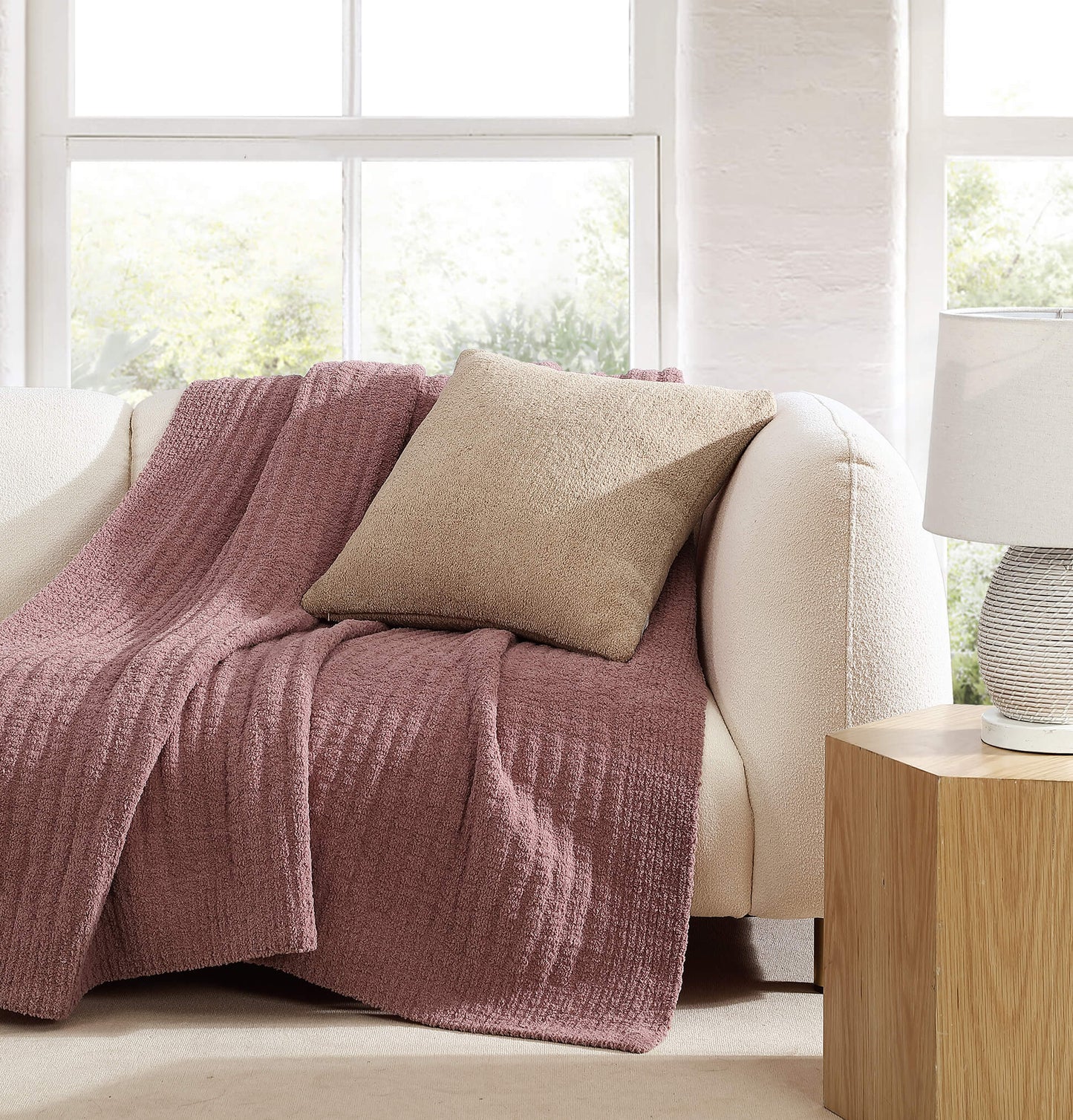 Snug Throw Pillow by Sunday Citizen