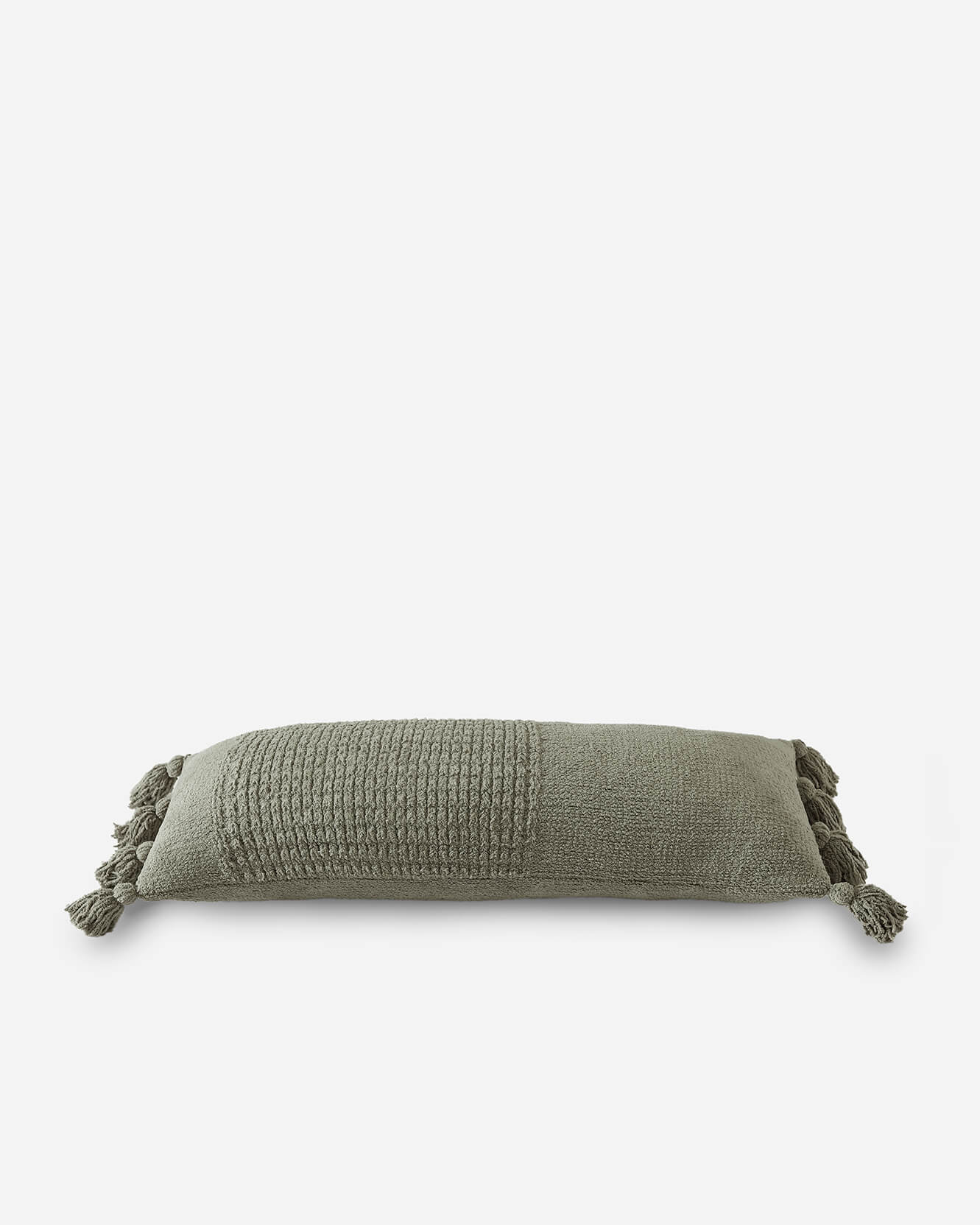 Braided Pom Pom Lumbar Pillow by Sunday Citizen