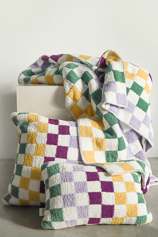 Checkerboard Mini Pillow by Sunday Citizen