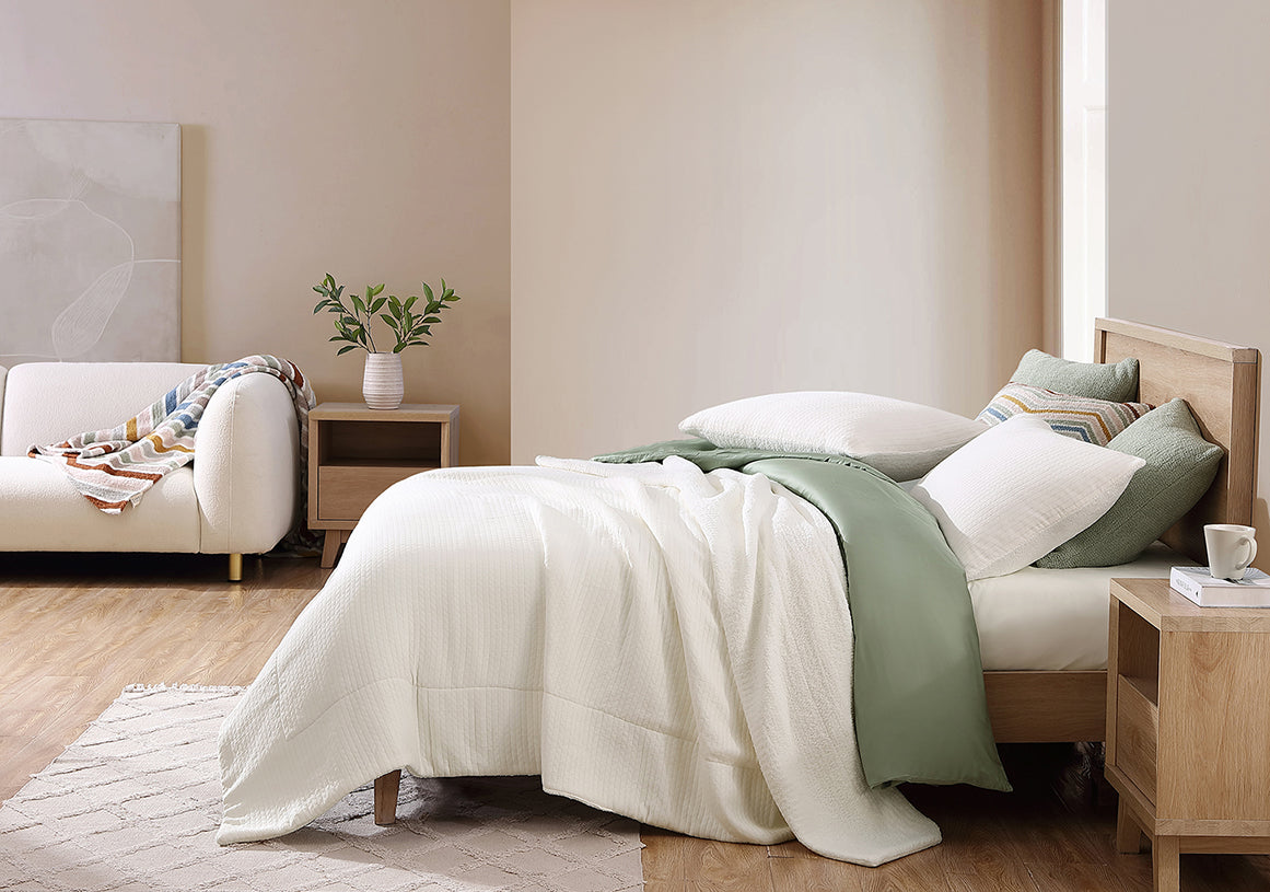 Herringbone Snug Sham Set by Sunday Citizen