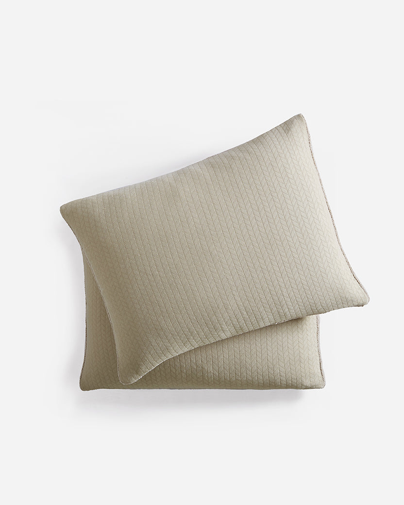 Herringbone Snug Sham Set by Sunday Citizen