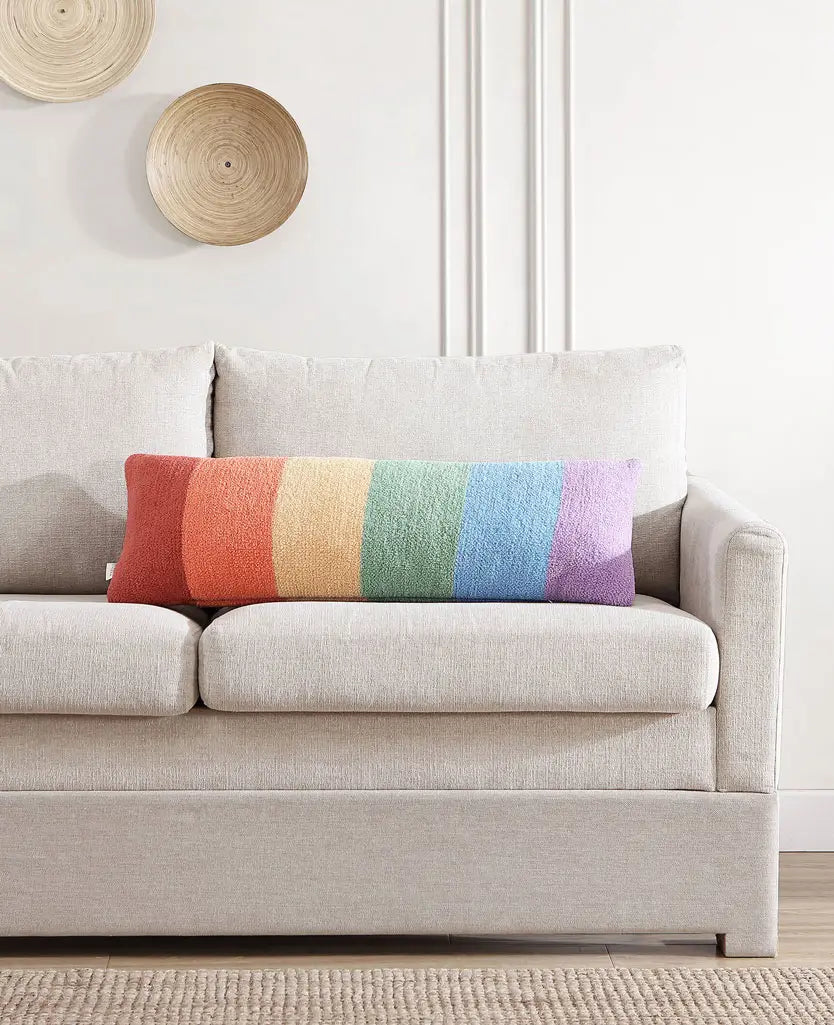 Rainbow Lumbar Pillow by Sunday Citizen