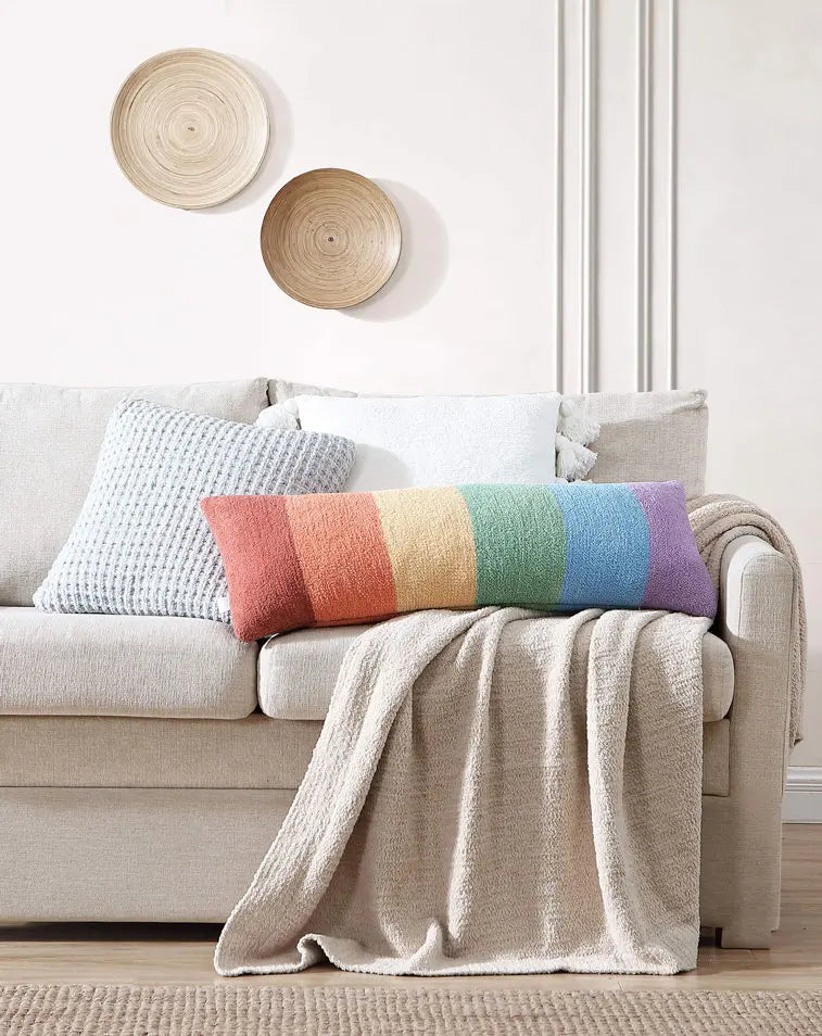 Rainbow Lumbar Pillow by Sunday Citizen