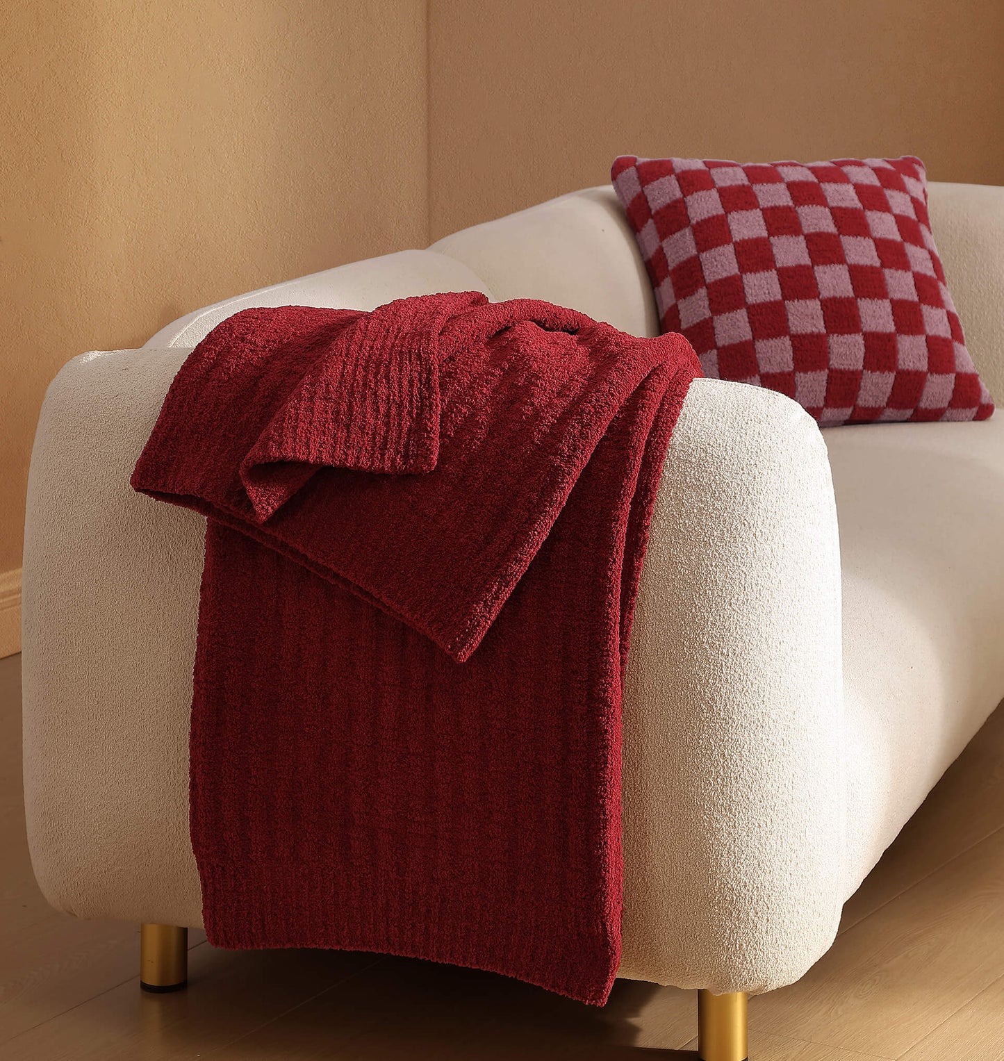 Checkerboard Throw Pillow by Sunday Citizen