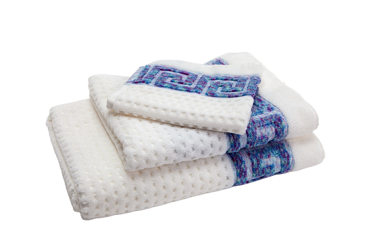 Theodore Ivory Lavender Blue by Turkish Towel Collection