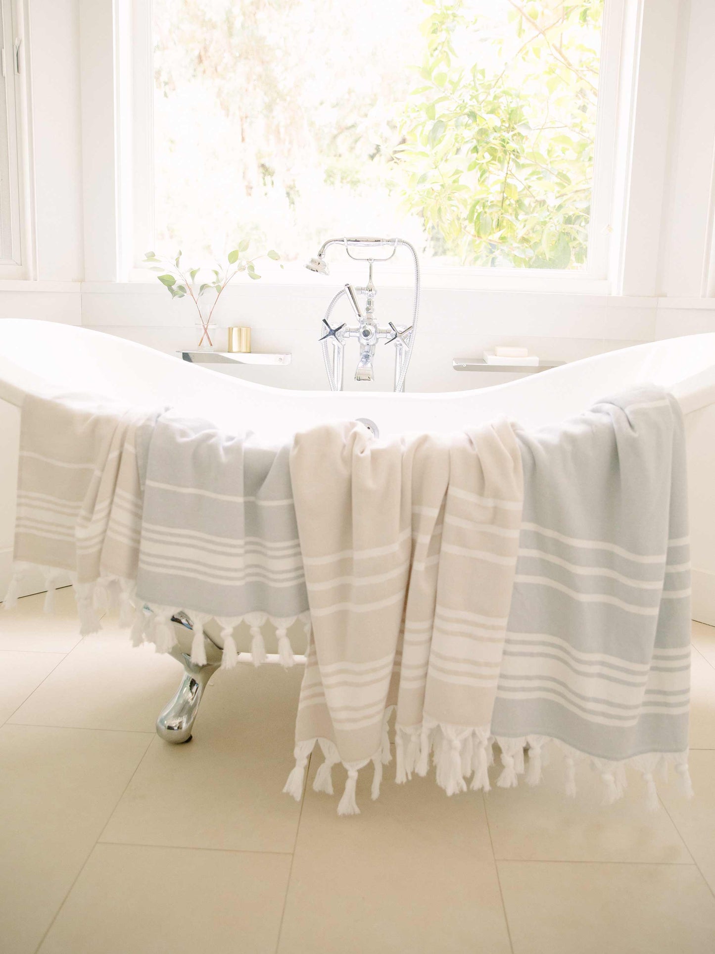 Stone Classic Turkish Hand Towel by Laguna Beach Textile Company