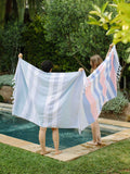 Coral Cape Cod Turkish Towel by Laguna Beach Textile Company