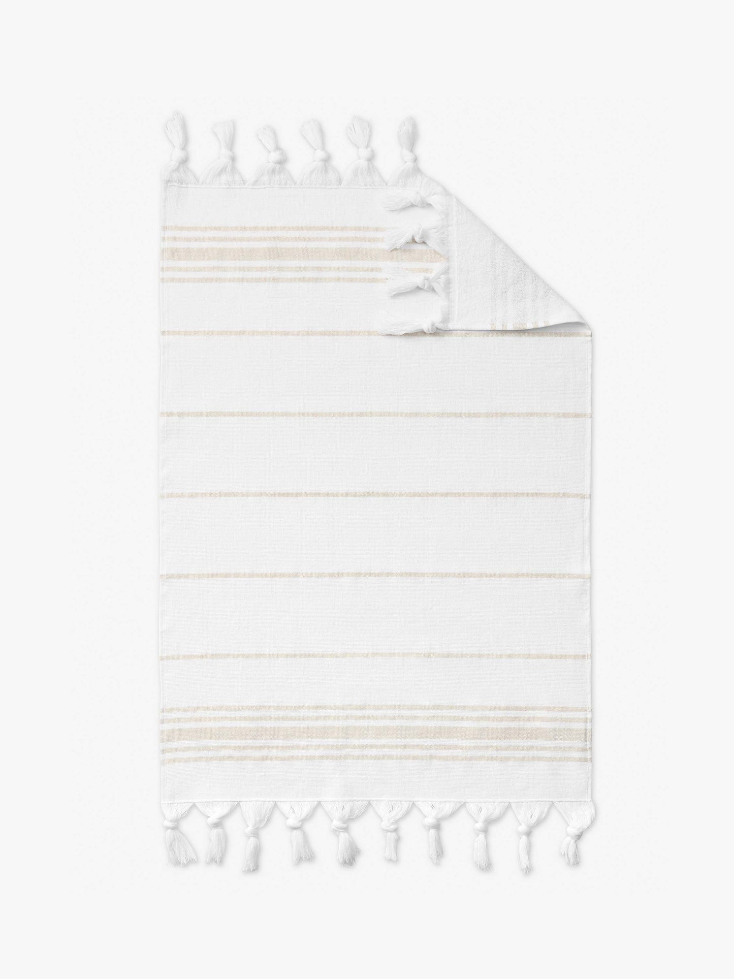 White Dune Classic Turkish Hand Towel by Laguna Beach Textile Company