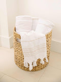 White Dune Classic Turkish Hand Towel by Laguna Beach Textile Company