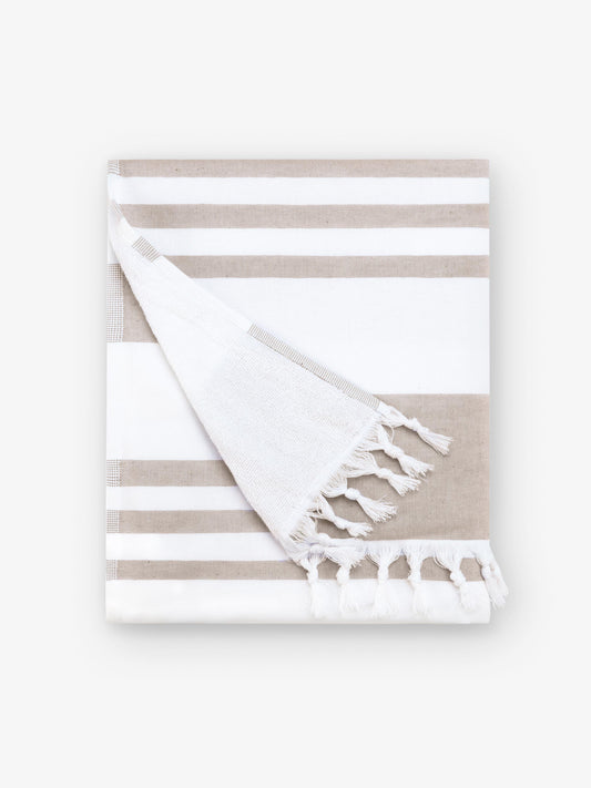 Driftwood Savannah Turkish Towel by Laguna Beach Textile Company