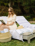 Driftwood Savannah Turkish Towel by Laguna Beach Textile Company