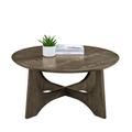 Wooden Round Coffee Table by Blak Hom