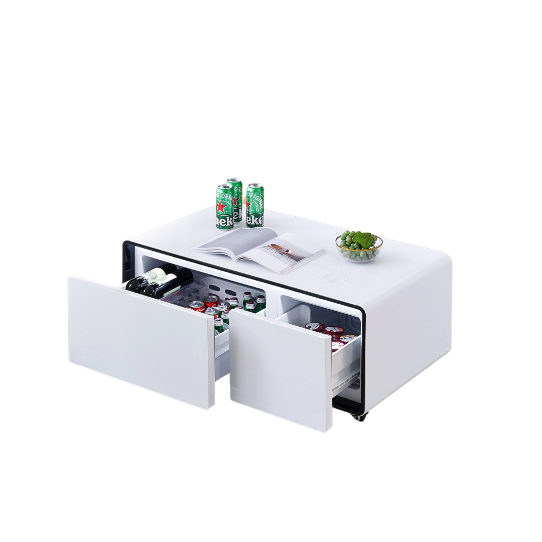 Multifunctional Smart Coffee Table with Fridge by Blak Hom