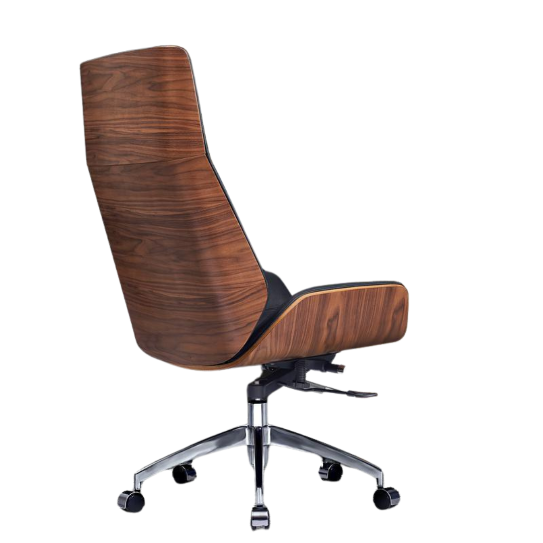 Genuine Leather Office Chair by Blak Hom