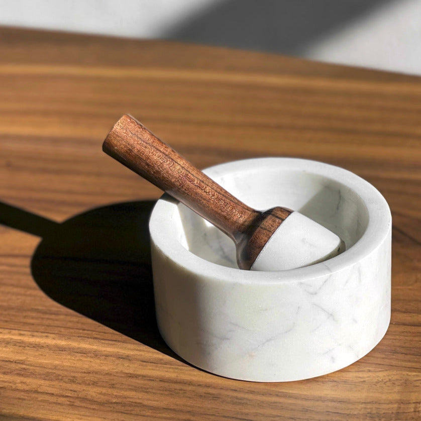 Marble Mortar & Pestle by Verve Culture