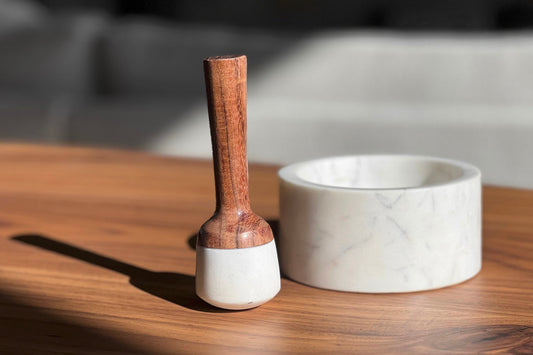 Marble Mortar & Pestle by Verve Culture