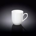 Set Of 6 White Mug 9 Oz | 270 Ml by Wilmax Porcelain