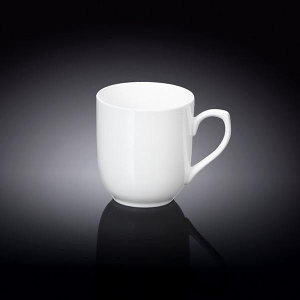 Set Of 6 White Mug 9 Oz | 270 Ml by Wilmax Porcelain