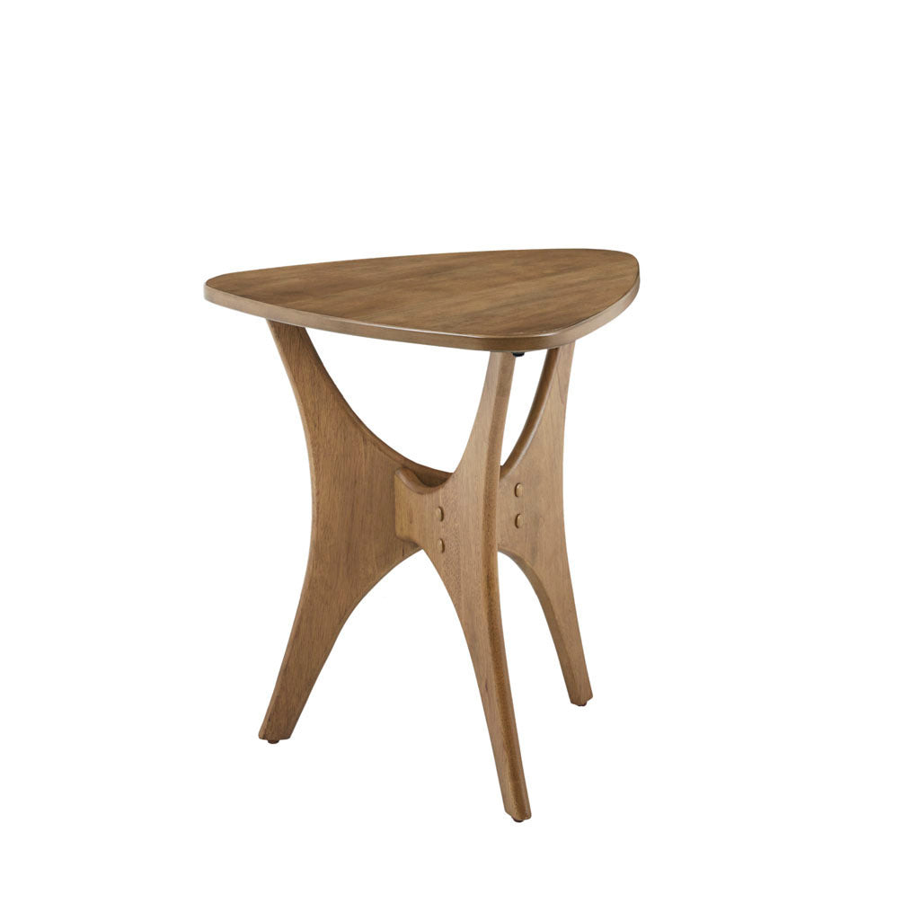 Triangle Wood Side Table by Blak Hom