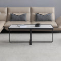 Minimalism Rectangle Coffee Table With Sintered Stone Top by Blak Hom