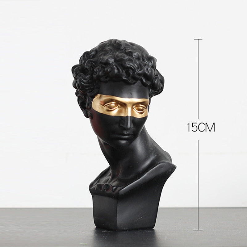 David Resin Statue Sculpture by Blak Hom