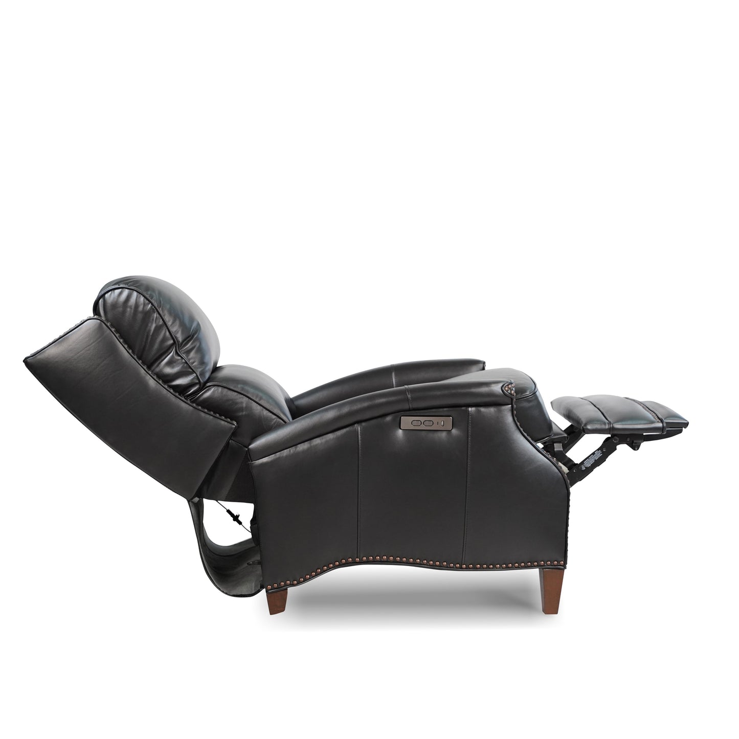 Genuine Top Grain Leather Power Recliner by Blak Hom