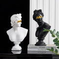 David Resin Statue Sculpture by Blak Hom