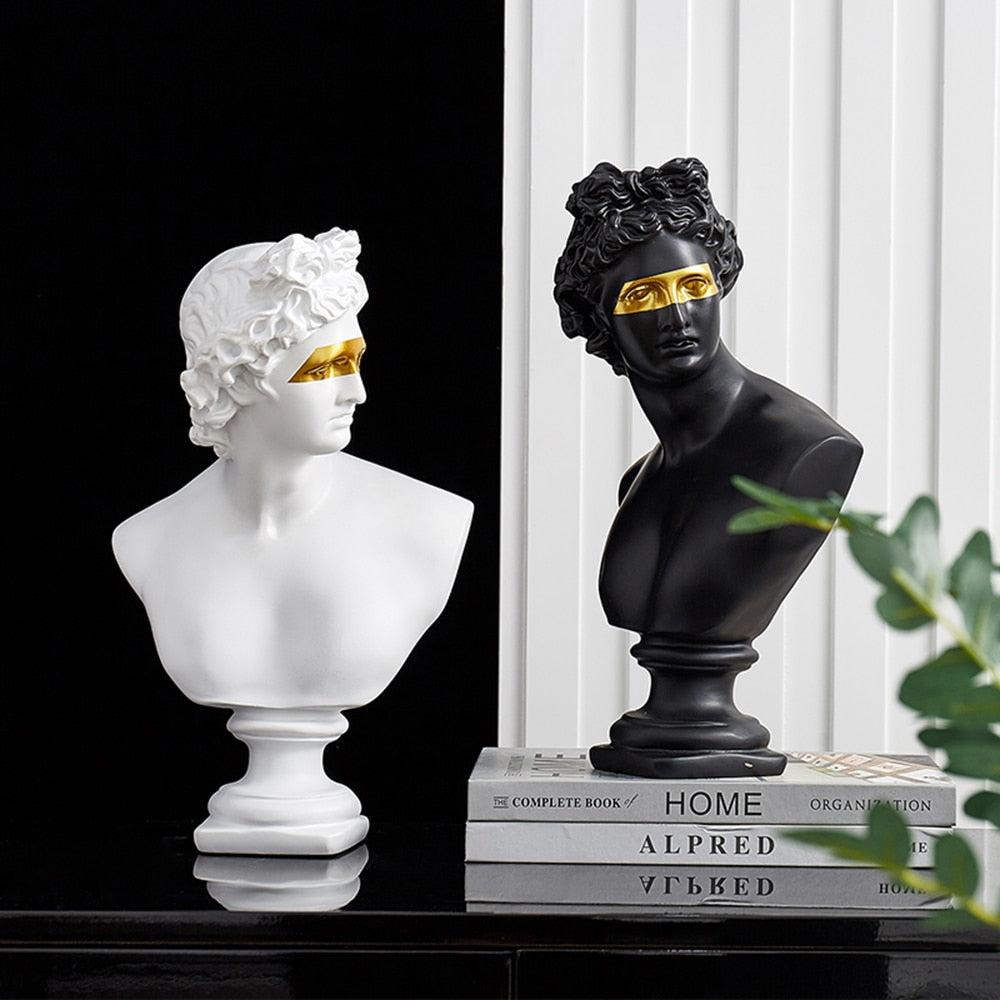 David Resin Statue Sculpture by Blak Hom