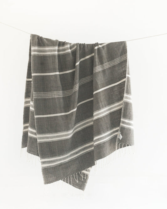 Aden Cotton Throw Blanket by Creative Women