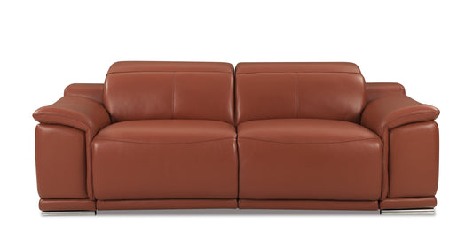 Genuine Italian Leather Power Reclining Sofa by Blak Hom