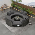 9-Piece  Luxury Circular Outdoor Patio Furniture by Blak Hom