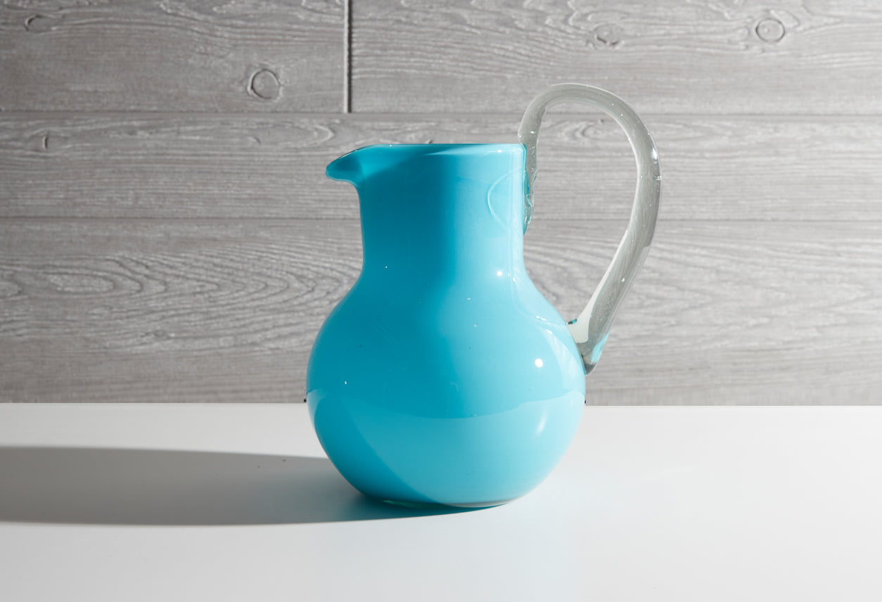 Handblown Glass Pitcher by Verve Culture