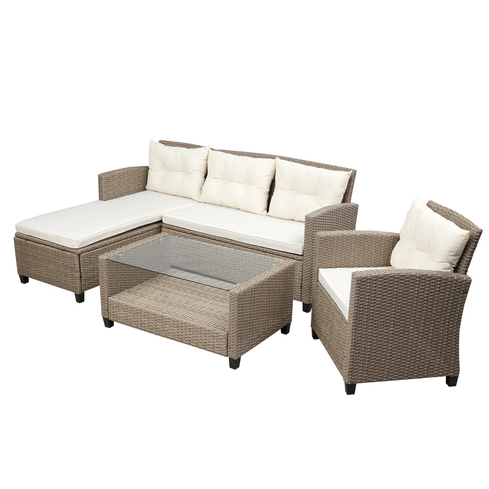 Set Of 4 Piece Outdoor, Patio Furniture by Blak Hom