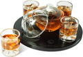 Basketball Decanter Set, Whiskey Scotch or Bourbon Decanter Perfect for Basketball Enthusiasts by The Wine Savant by The Wine Savant